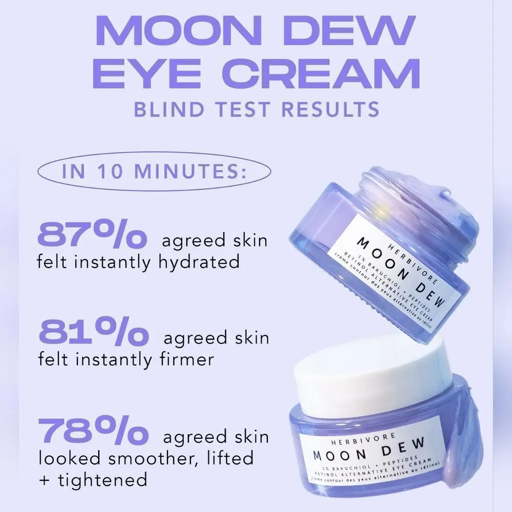 MOON DEW 1% Bakuchiol + Peptides Retinol Alternative Firming Eye Cream